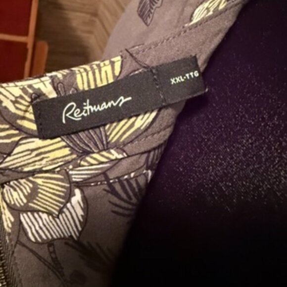 Green Floral Sleeveless Cotton Dress - Picture 3 of 3